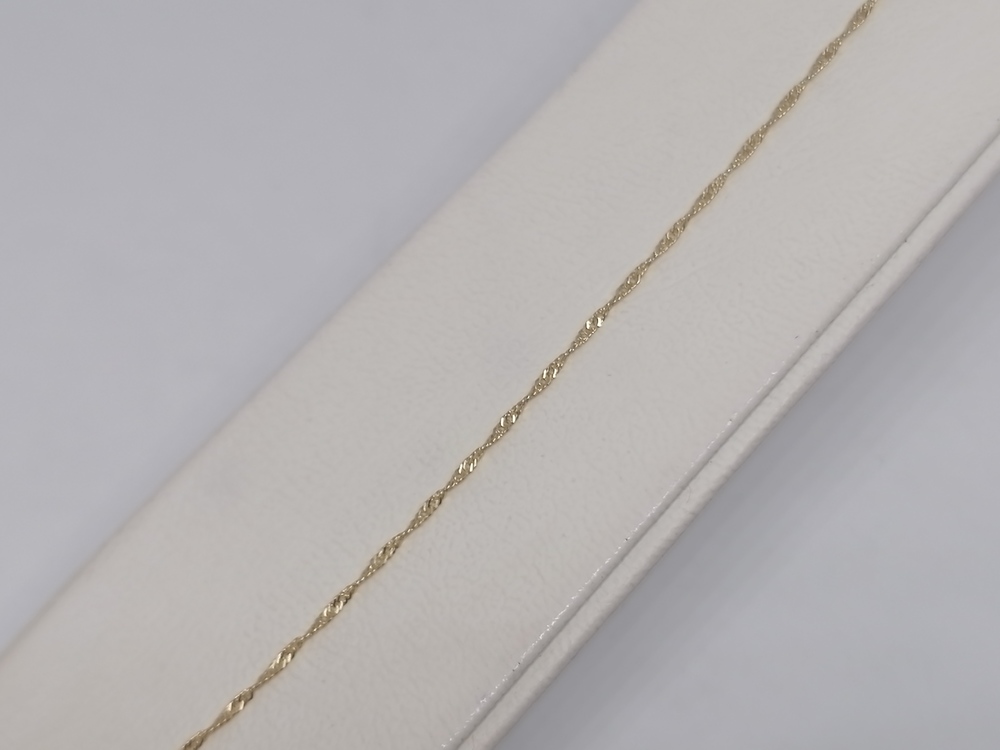 БРАСЛЕТ ПОЛНОВЕСНЫЙ Сингапур Au 585