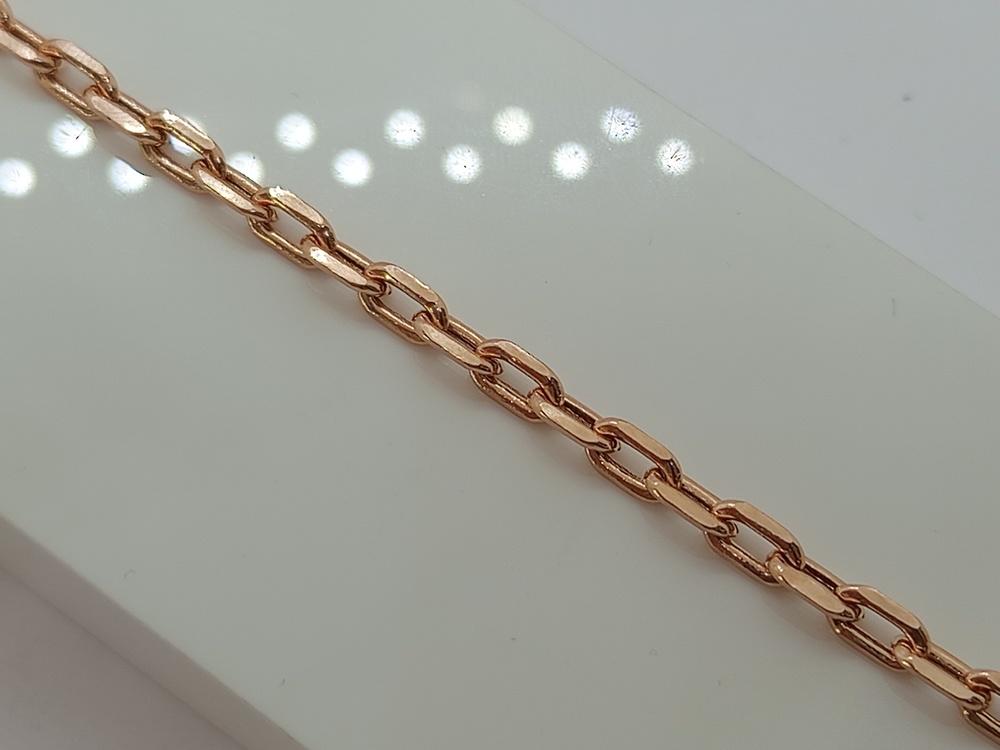 БРАСЛЕТ ПУСТОТЕЛЫЙ Якорное (Au 585)