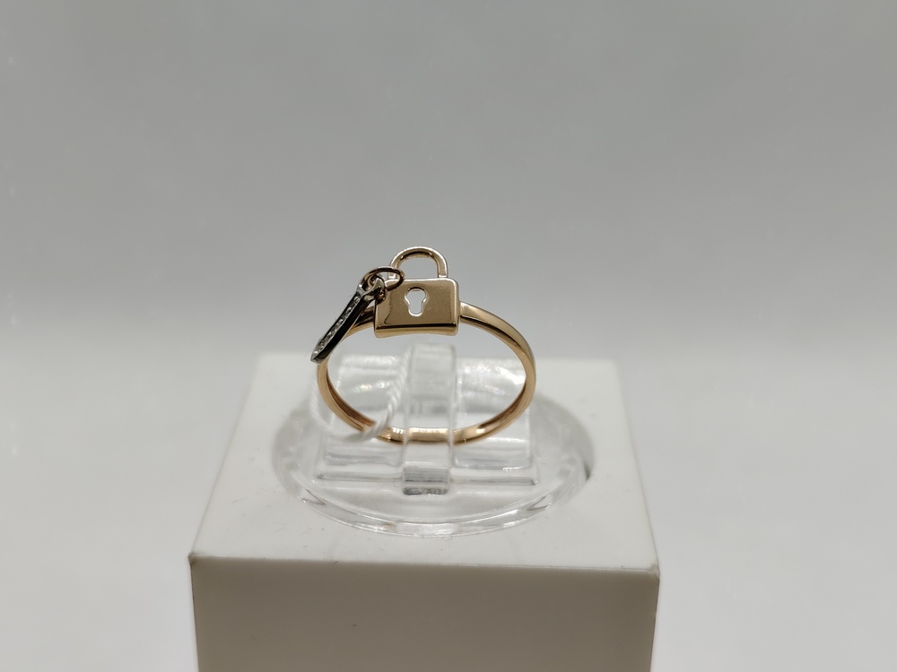 КОЛКМИ585 КОЛЬЦО С КАМНЯМИ (Au 585)