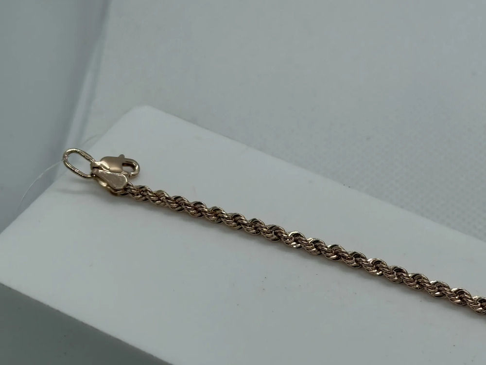 БРАСЛЕТ ПУСТОТЕЛЫЙ Веревка (Au 585)