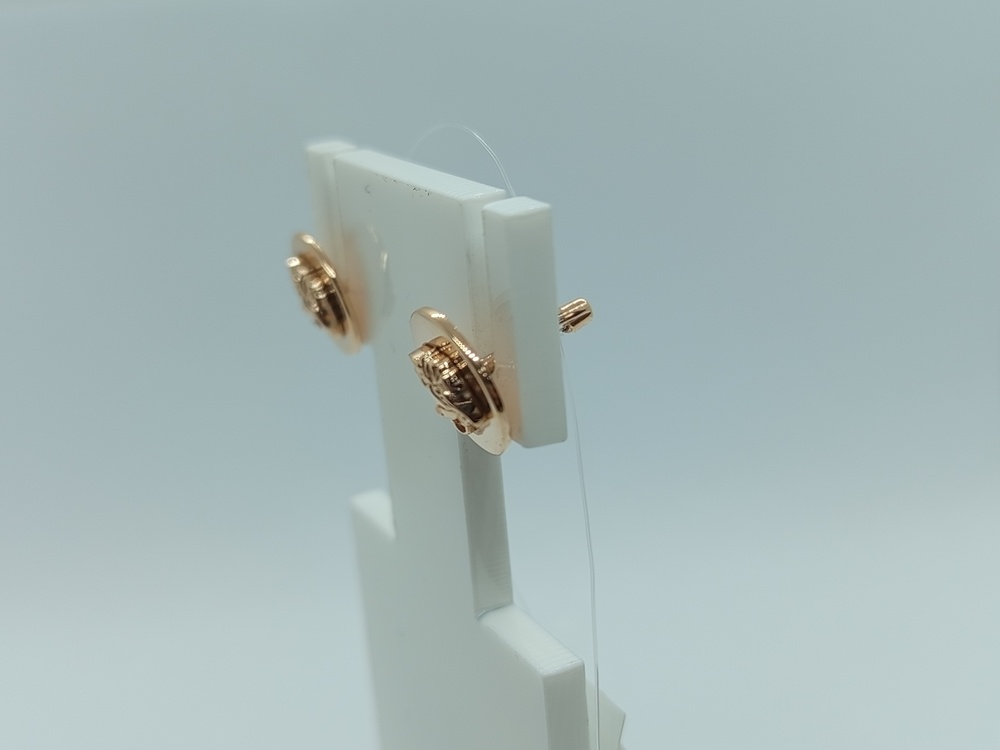 СЕРЬГИ ПУСЕТЫ без камня (Au 585)