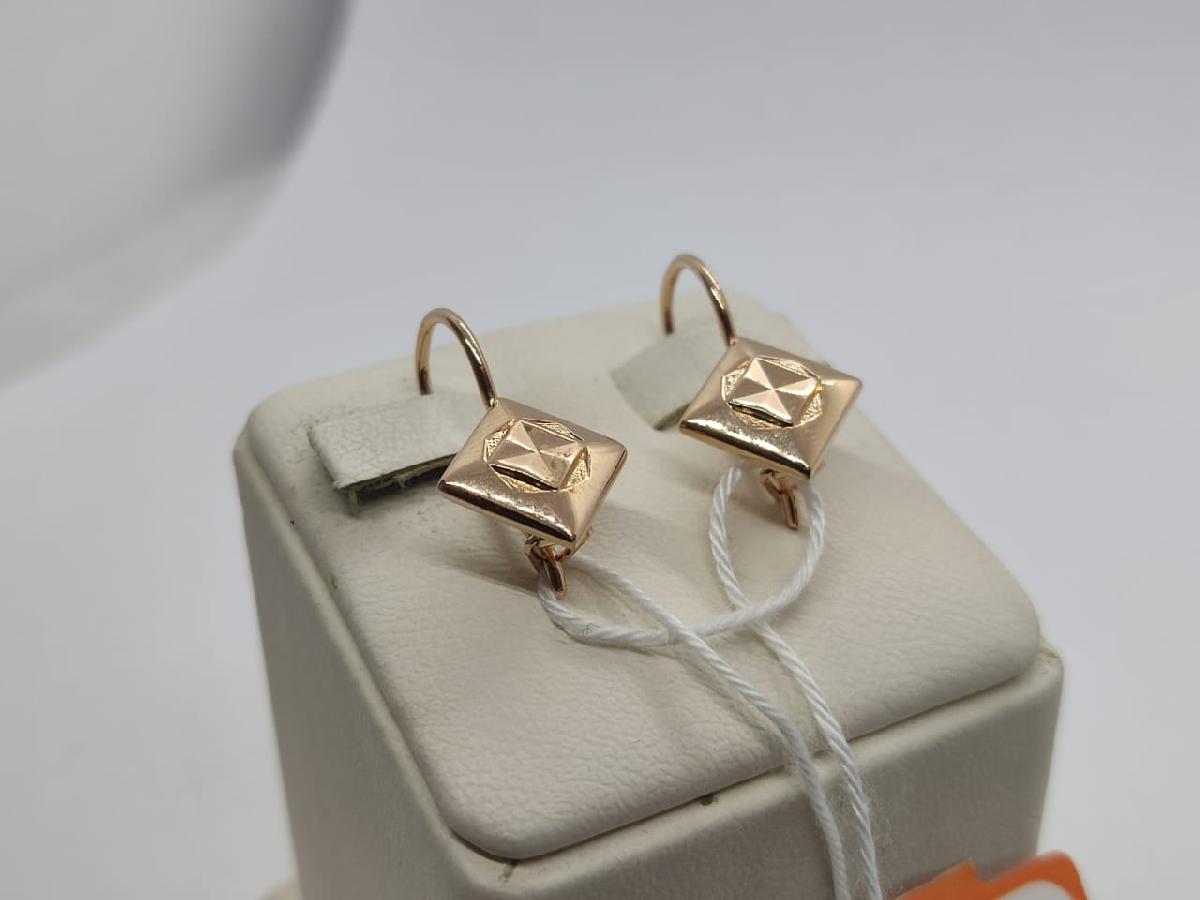 СЕРЬГИ БЕЗ КАМНЯ (Au 583)