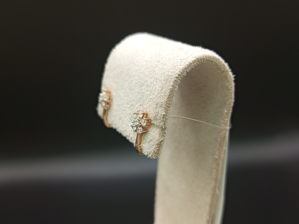 СЕРЬГИ С КАМНЯМИ (Au 585)