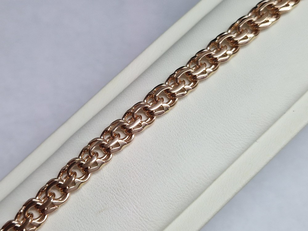 БРАСЛЕТ ПОЛНОВЕСНЫЙ Бисмарк (Au 585)