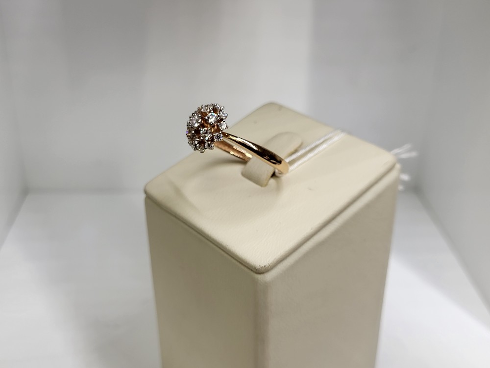 КОЛЬЦО БРИЛЛИАНТ Au 585