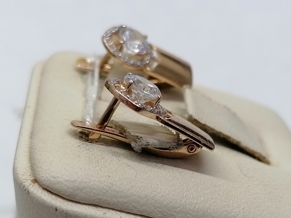 СКМИ585 СЕРЬГИ С КАМНЯМИ (Au 585) СКМИ585 СЕРЬГИ С КАМНЯМИ (Au 585)