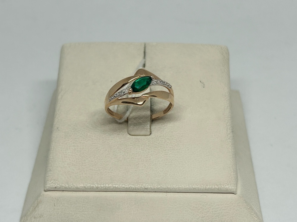 КОЛКМИ585 КОЛЬЦО С КАМНЯМИ (Au 585)