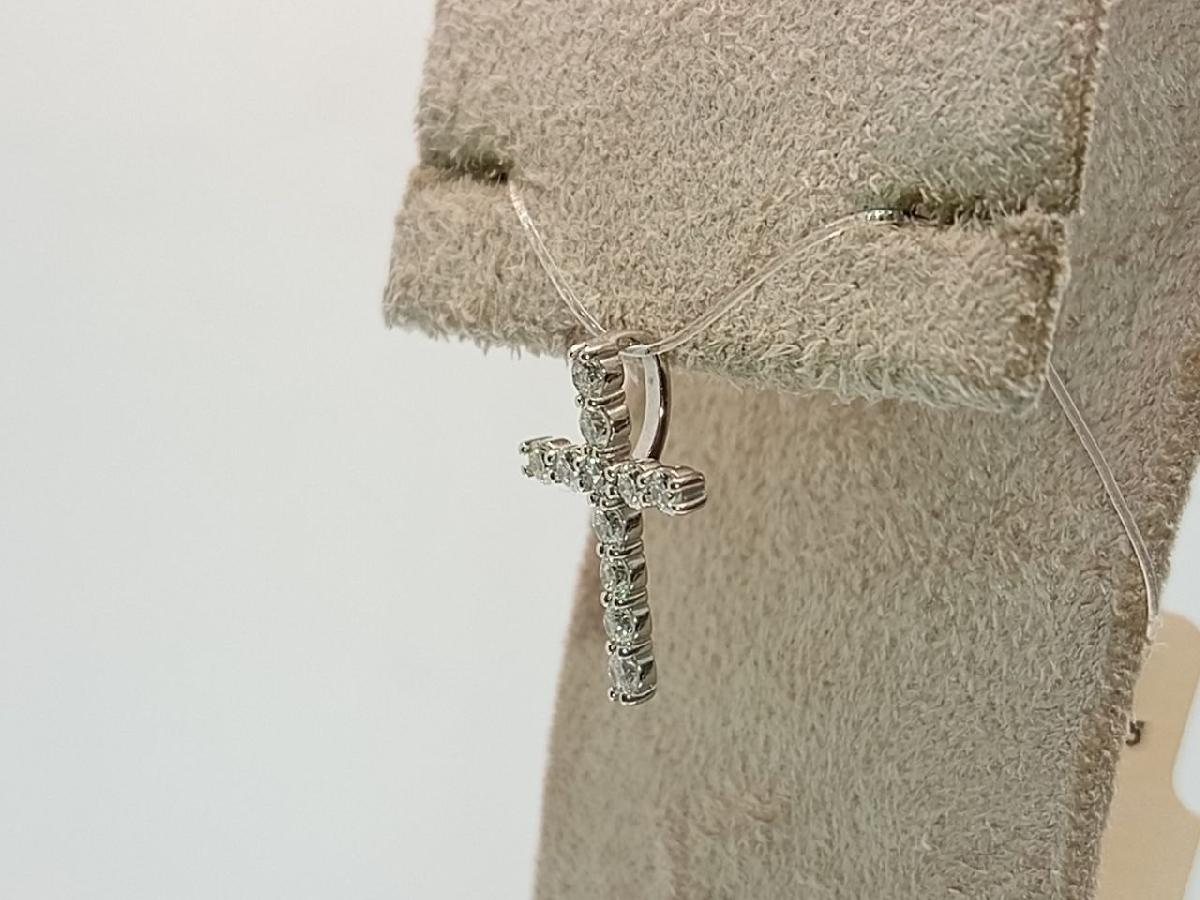 ПОДВЕСКА КРЕСТ Бриллиант (Au 585)