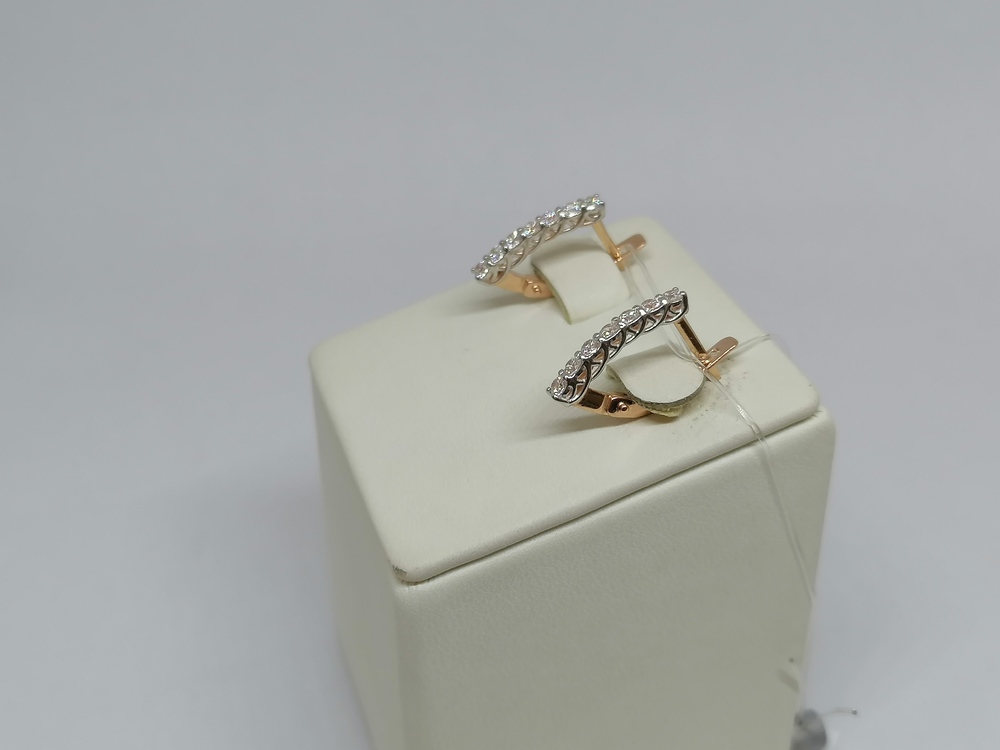 СЕРЬГИ С КАМНЯМИ (Au 585)