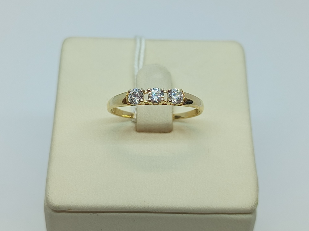 КОЛКМИ585 КОЛЬЦО С КАМНЯМИ (Au 585)