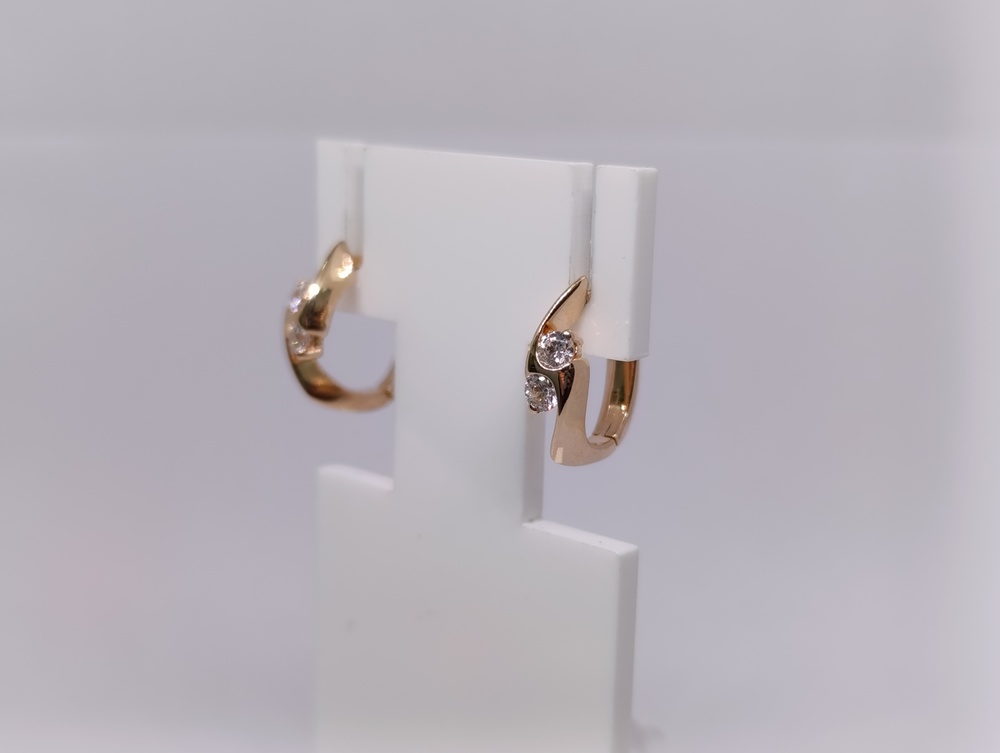 СЕРЬГИ С КАМНЯМИ (Au 585)