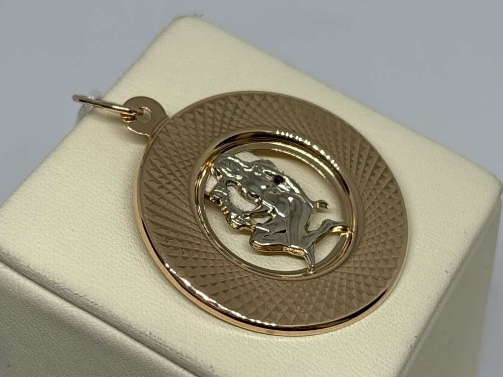 ПОДВЕСКА ЗНАК ЗОДИАКА ДЕВА Au 585