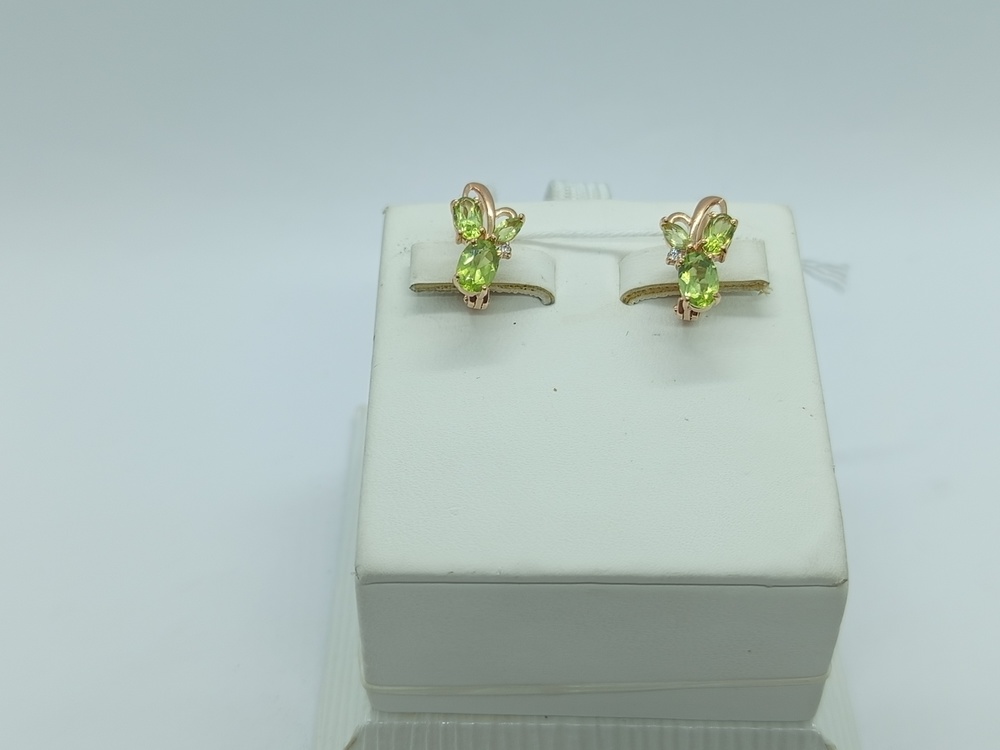 СЕРЬГИ С КАМНЯМИ (Au 585)