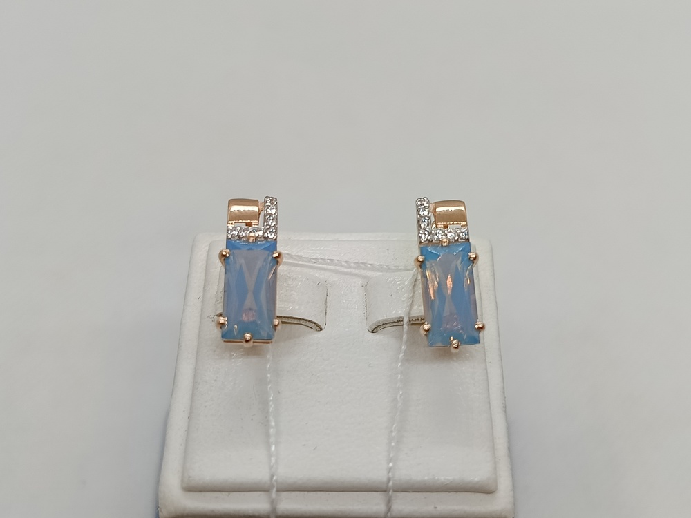 СЕРЬГИ С КАМНЯМИ (Au 585)