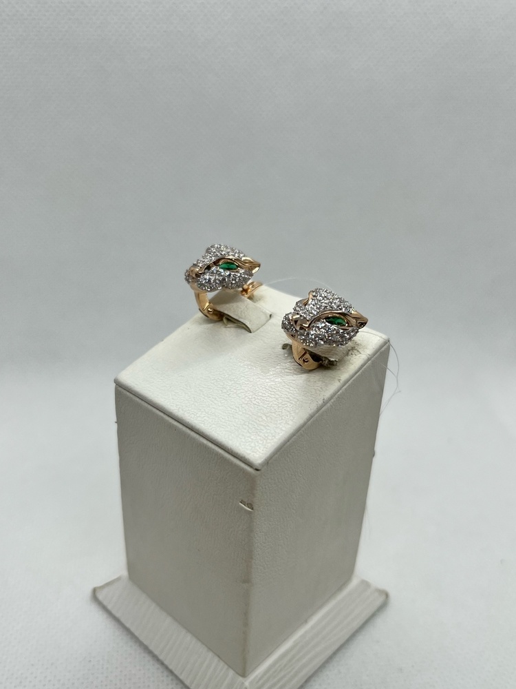 СЕРЬГИ С КАМНЯМИ (Au 585)