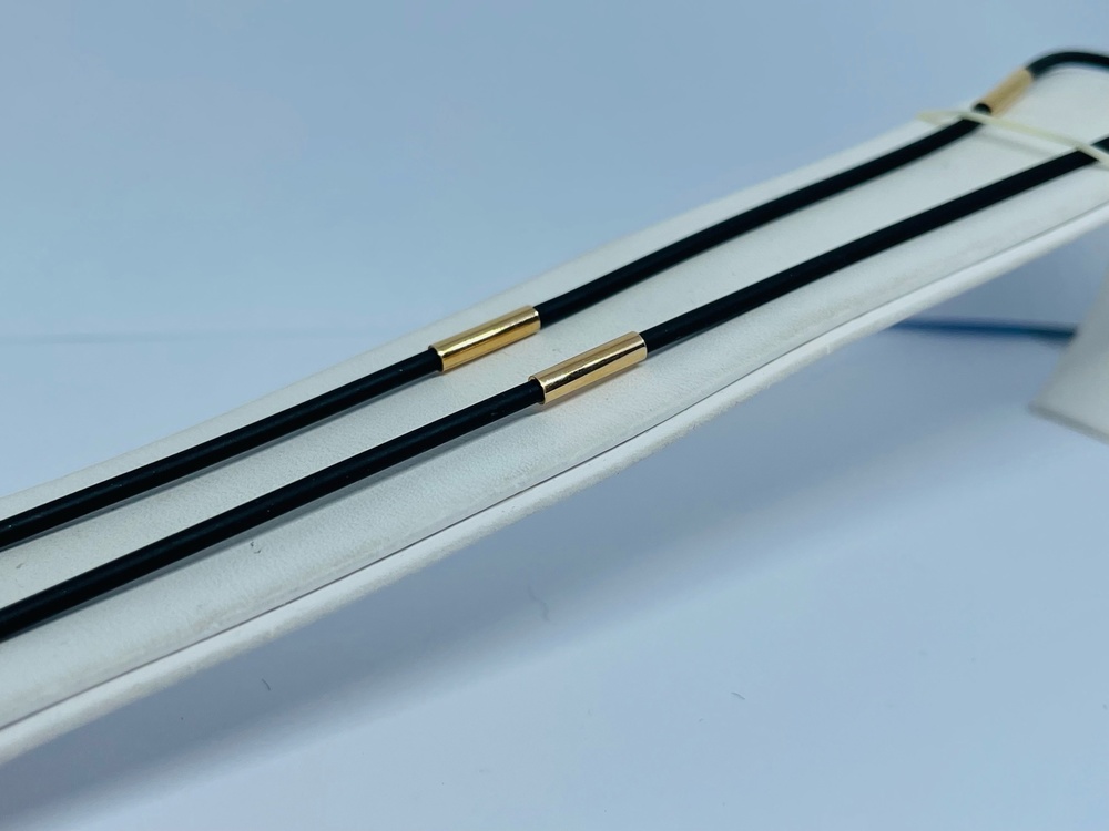 6030В-4 КОЛЬЕ КАУЧУК (Au 585)