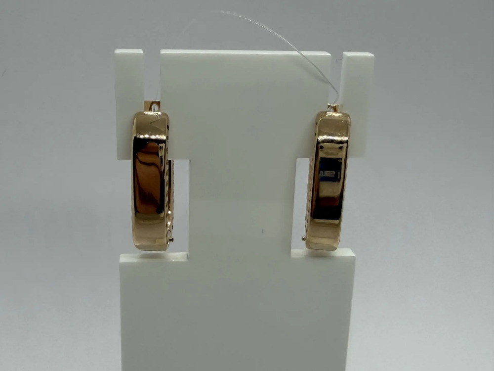 СЕРЬГИ БЕЗ КАМНЯ (Au 585)