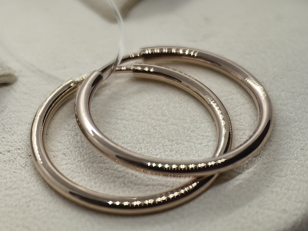 СЕРЬГИ КОНГО без камня (Au 585)