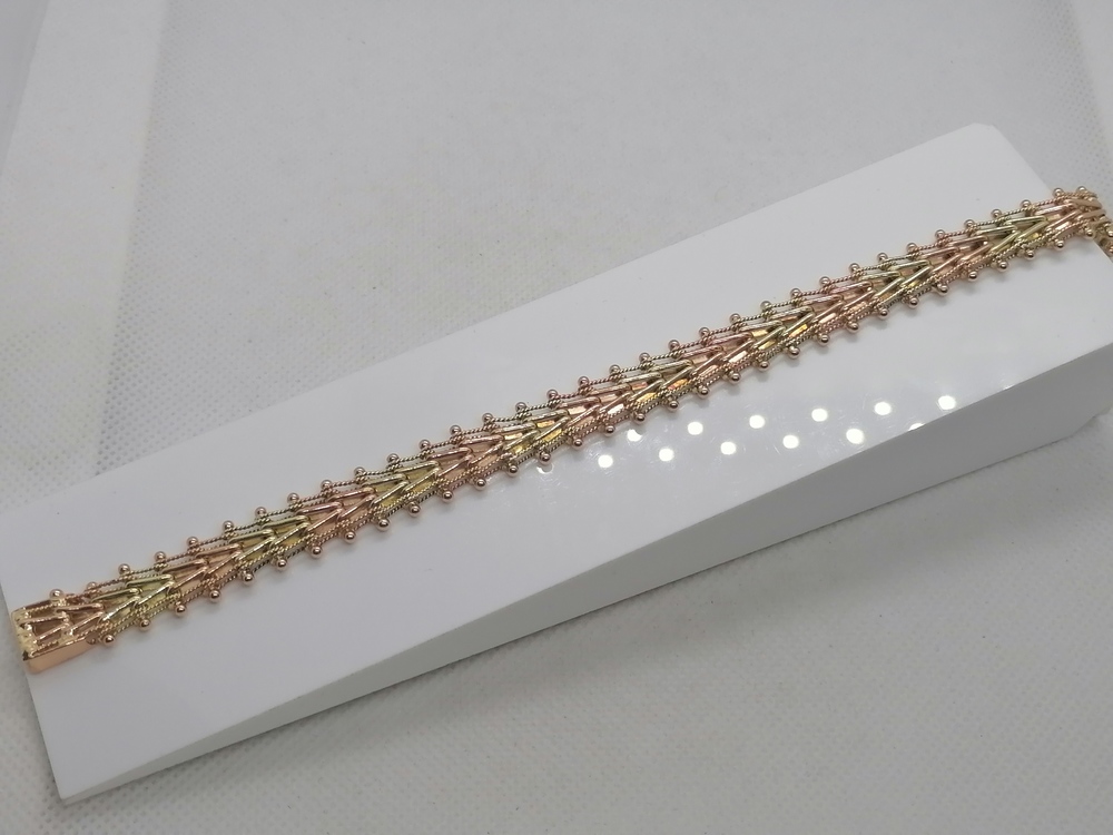 БРАСЛЕТ ПОЛНОВЕСНЫЙ Фантазия Au 583