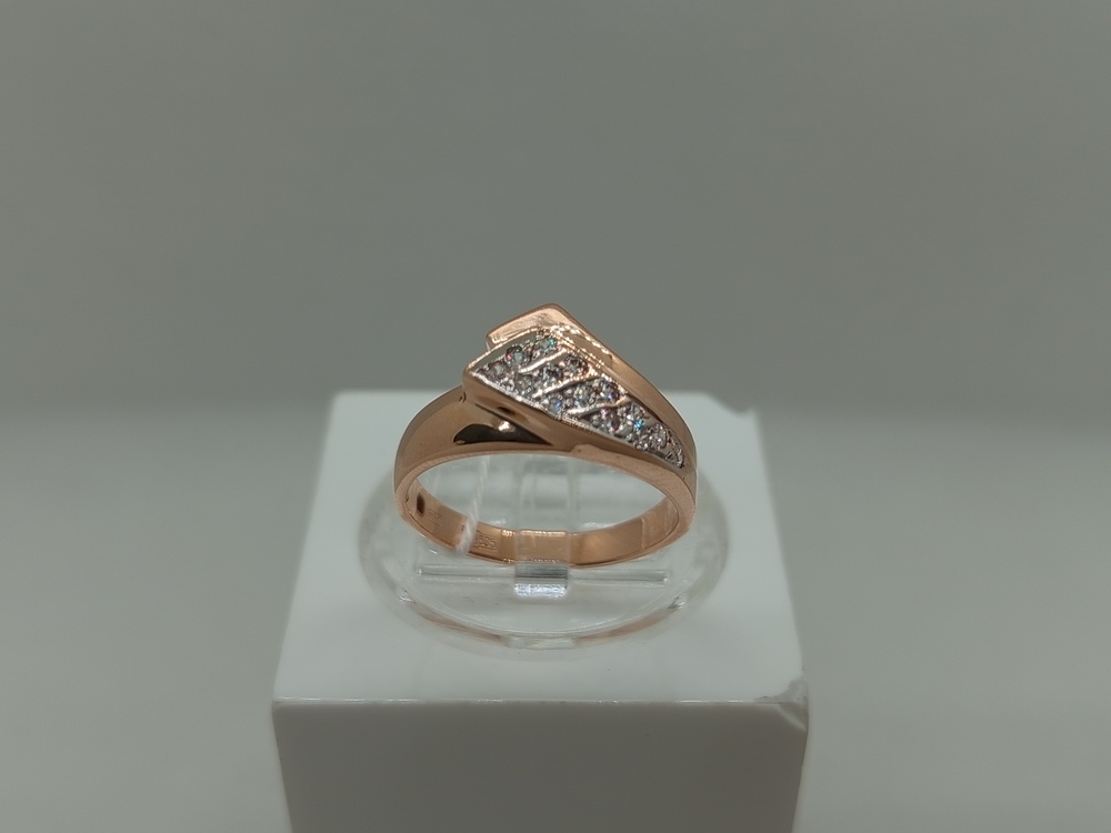 КОЛЬЦО С КАМНЯМИ (Au 585)