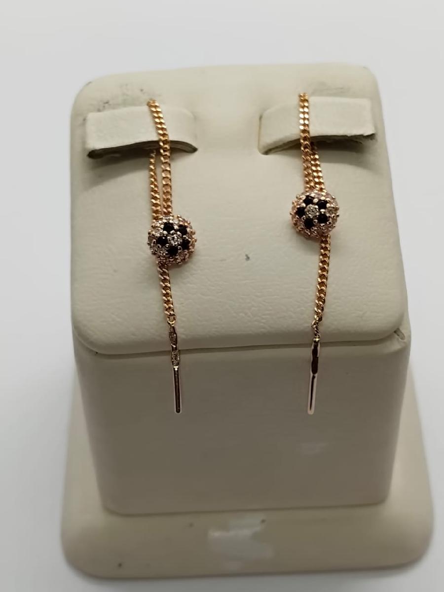 СПРО585 СЕРЬГИ ПРОДЕВКИ (Au 585)