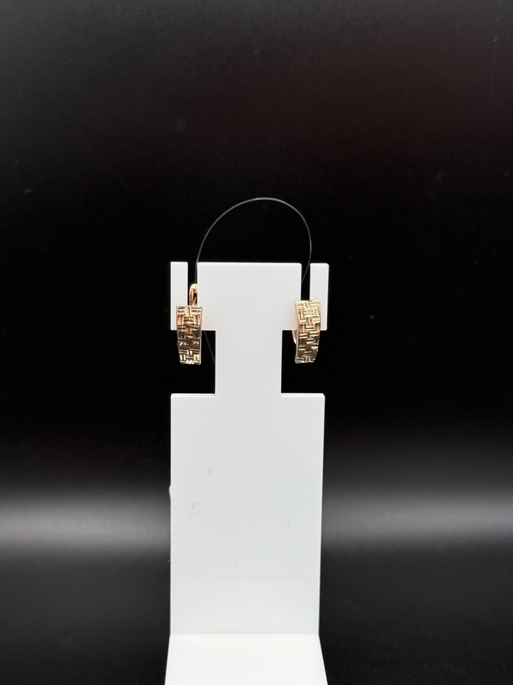 СЕРЬГИ БЕЗ КАМНЯ (Au 585)