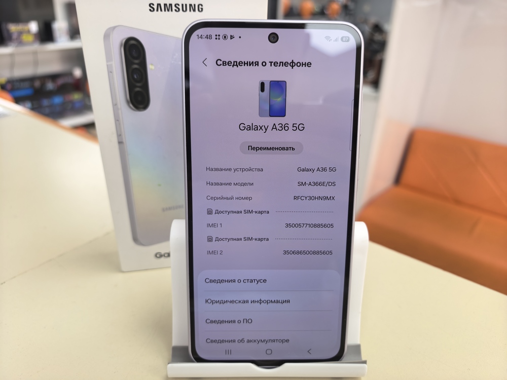 Смартфон Samsung Galaxy A36 5G 8/256