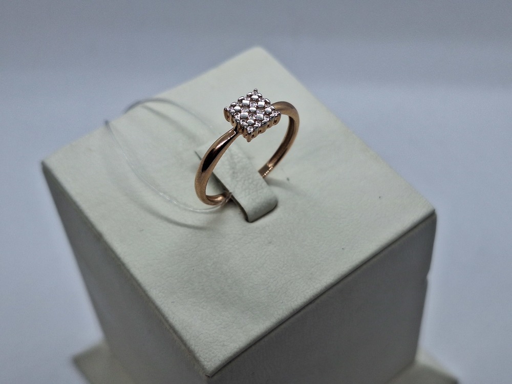 019249 КОЛЬЦО С КАМНЯМИ (Au 585)