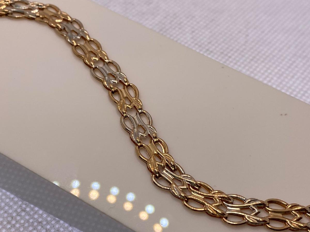 БРАСЛЕТ ПОЛНОВЕСНЫЙ Фантазия Au 585