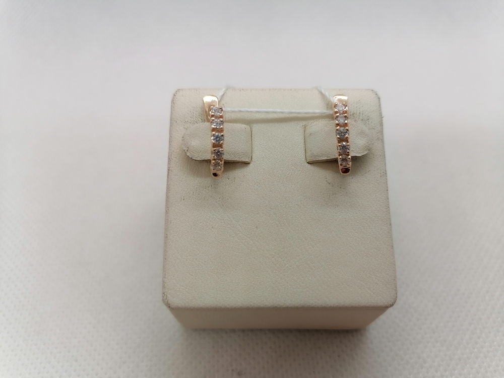 СЕРЬГИ С КАМНЯМИ (Au 585)