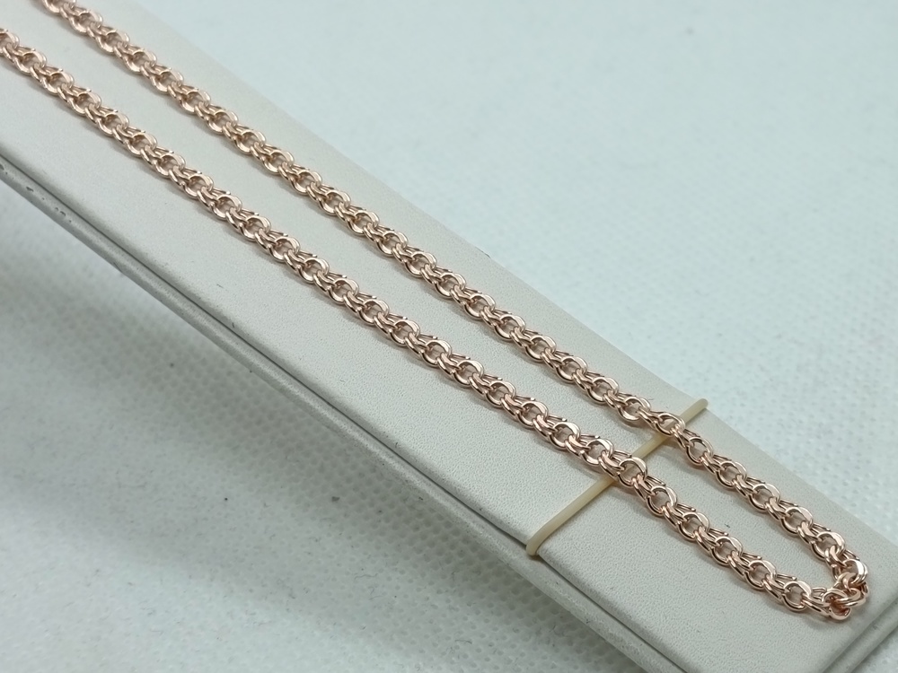 ЦЕПЬ ПУСТОТЕЛАЯ Бисмарк (Au 585)