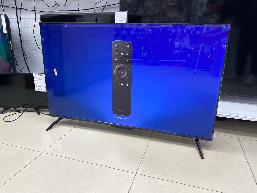 LED Телевизор Яндекс Станция Бейсик с Алисой, 55" 4K UHD