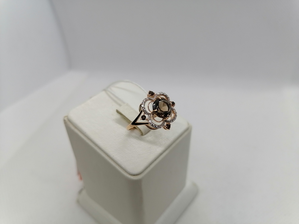 КОЛКМИ585 КОЛЬЦО С КАМНЯМИ (Au 585)
