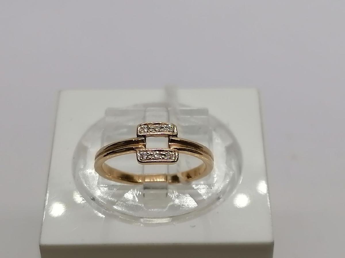 КОЛКМИ585 КОЛЬЦО С КАМНЯМИ (Au 585)