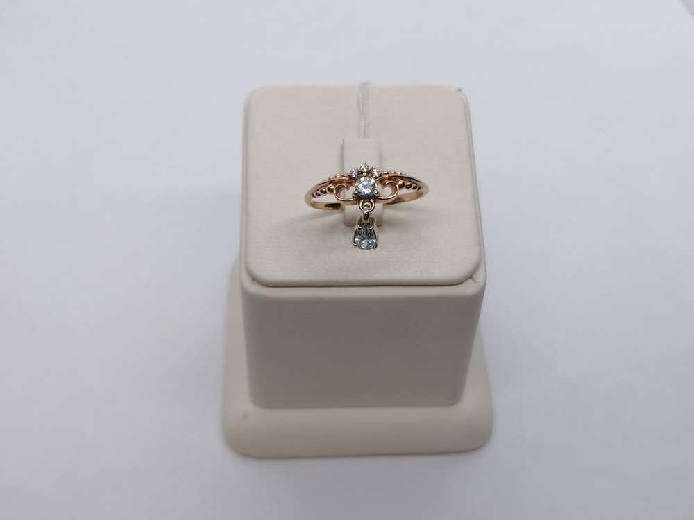 КОЛКМИ585 КОЛЬЦО С КАМНЯМИ (Au 585)