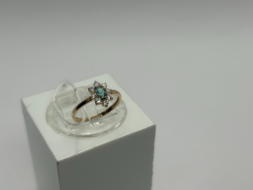 КОЛКМИ585 КОЛЬЦО С КАМНЯМИ (Au 585)