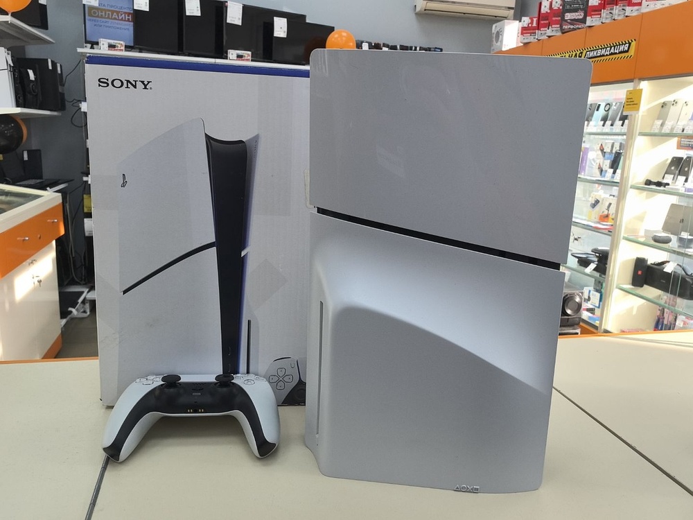 Игровая приставка PlayStation 5 Slim 1TB (С дисководом) Игровая приставка PlayStation 5 Slim 1TB (С дисководом)