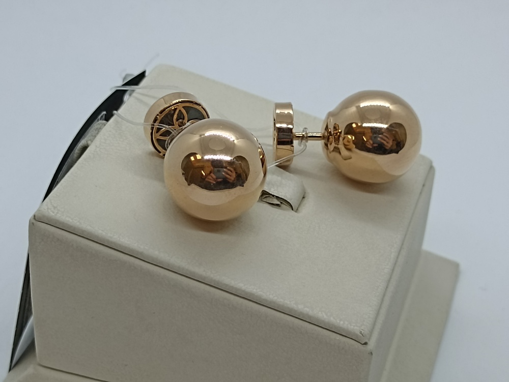 СЕРЬГИ С КАМНЕМ (Au 585)