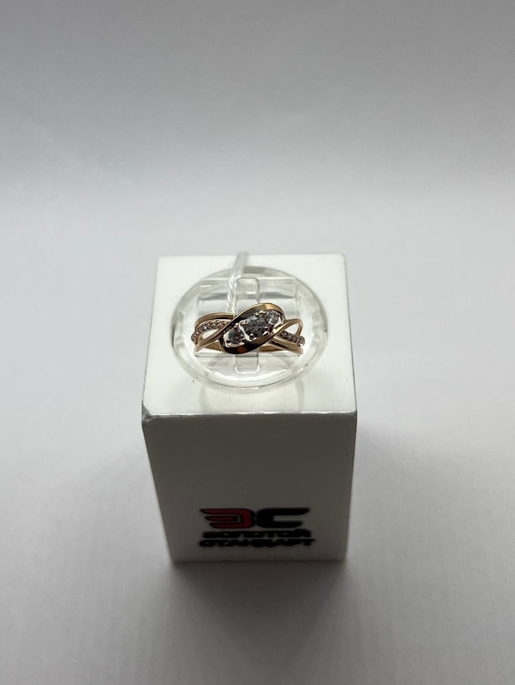 КОЛКМИ585 КОЛЬЦО С КАМНЯМИ (Au 585)