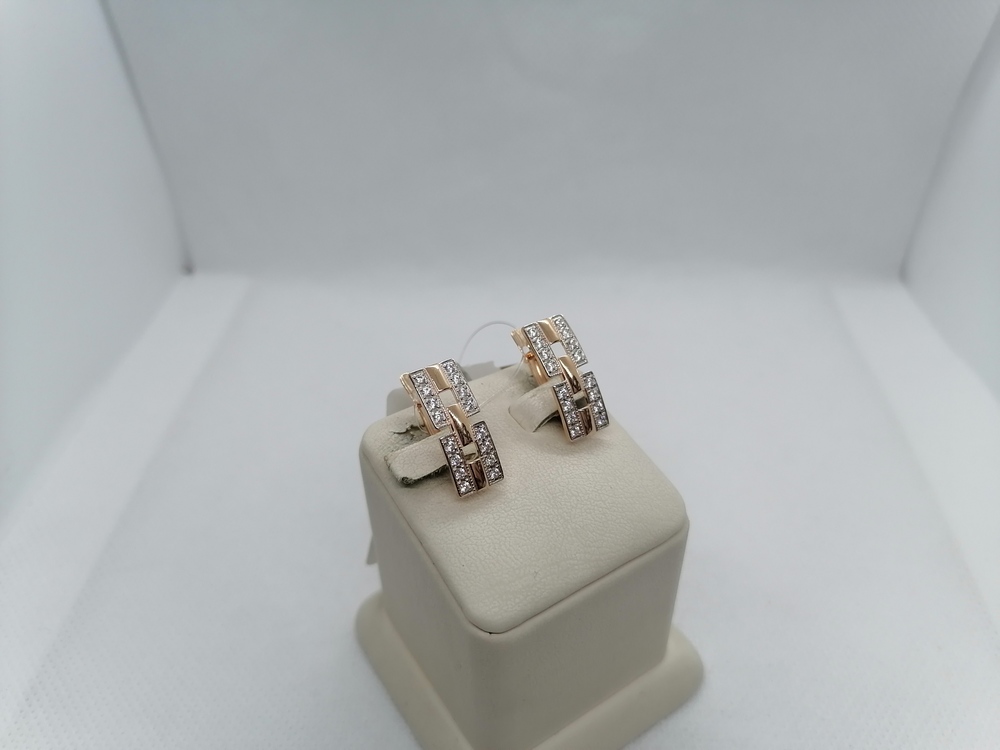 СЕРЬГИ С КАМНЯМИ (Au 585)