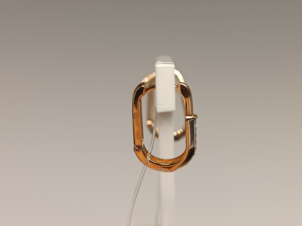 СЕРЬГИ С КАМНЯМИ (Au 585)