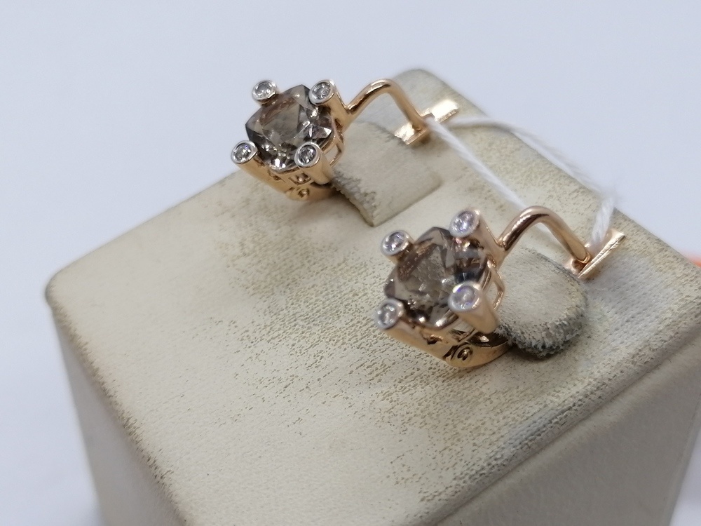 СЕРЬГИ БРИЛЛИАНТ (Au 585)