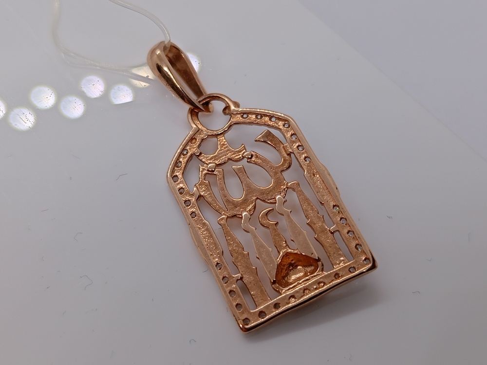 ПОДВЕСКА МЕЧЕТЬ с камнями (Au 585)