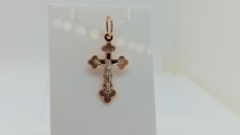 ПОДВЕСКА КРЕСТ (Au 585)