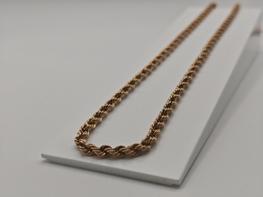 ЦЛВР585 ЦЕПЬ ПОЛНОВЕСНАЯ Веревка (Au 585)