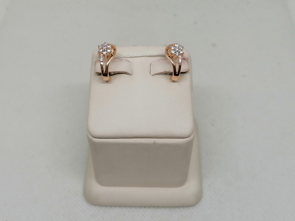 СЕРЬГИ С КАМНЯМИ (Au 585)