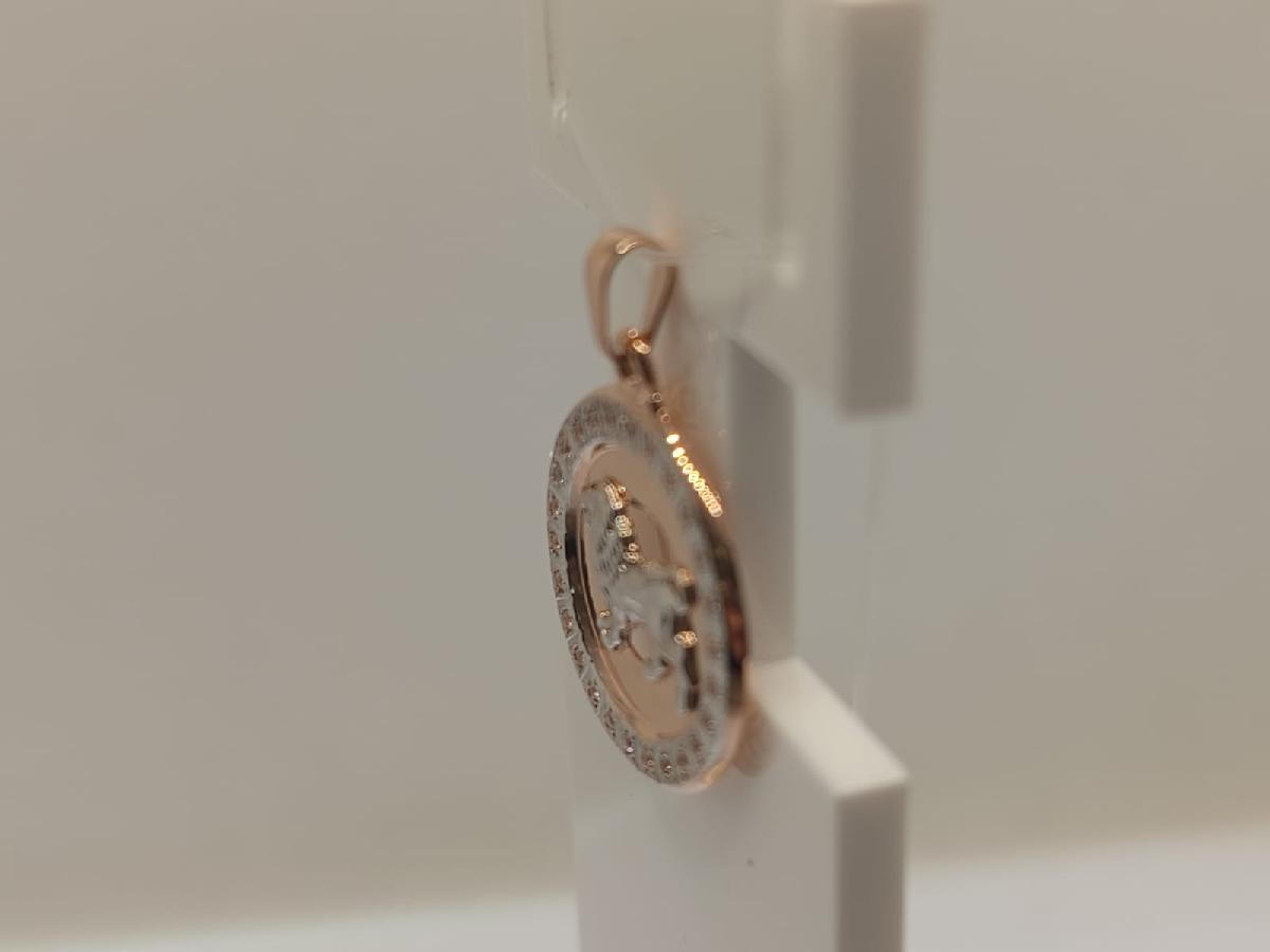 ПОДВЕСКА ЗНАК ЗОДИАКА ЛЕВ (Au 585)