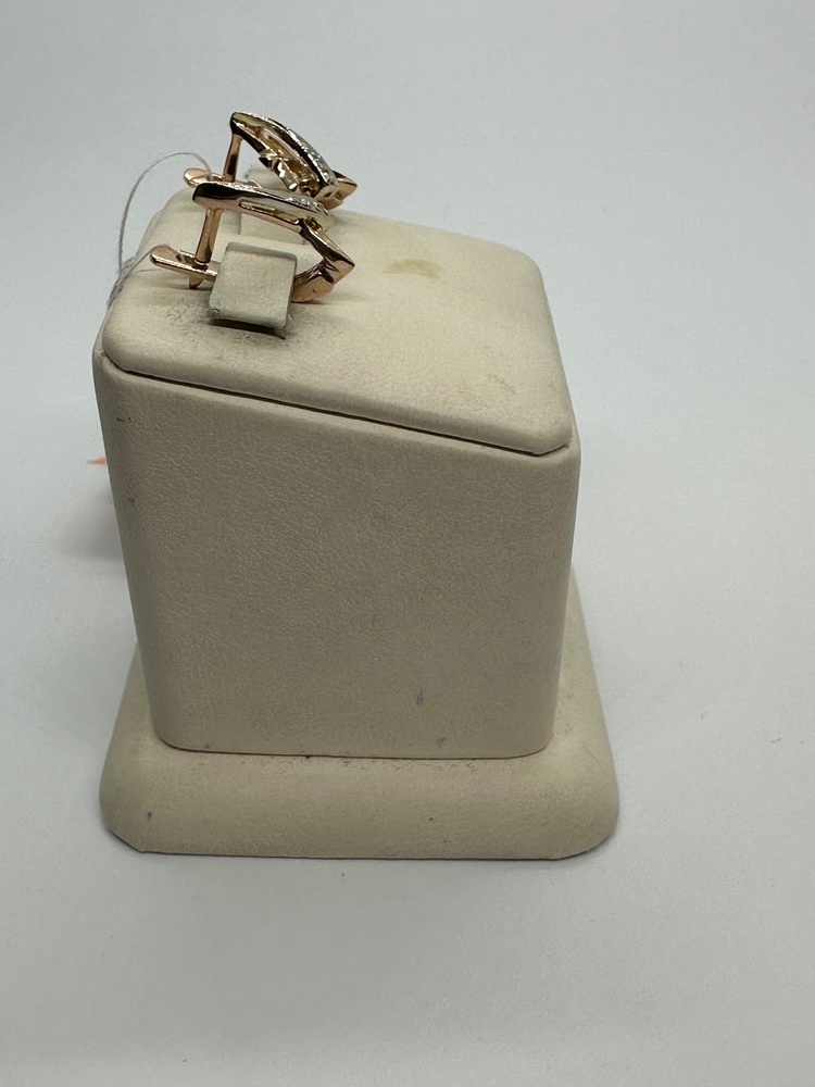 СКМИ585 СЕРЬГИ С КАМНЯМИ (Au 585)