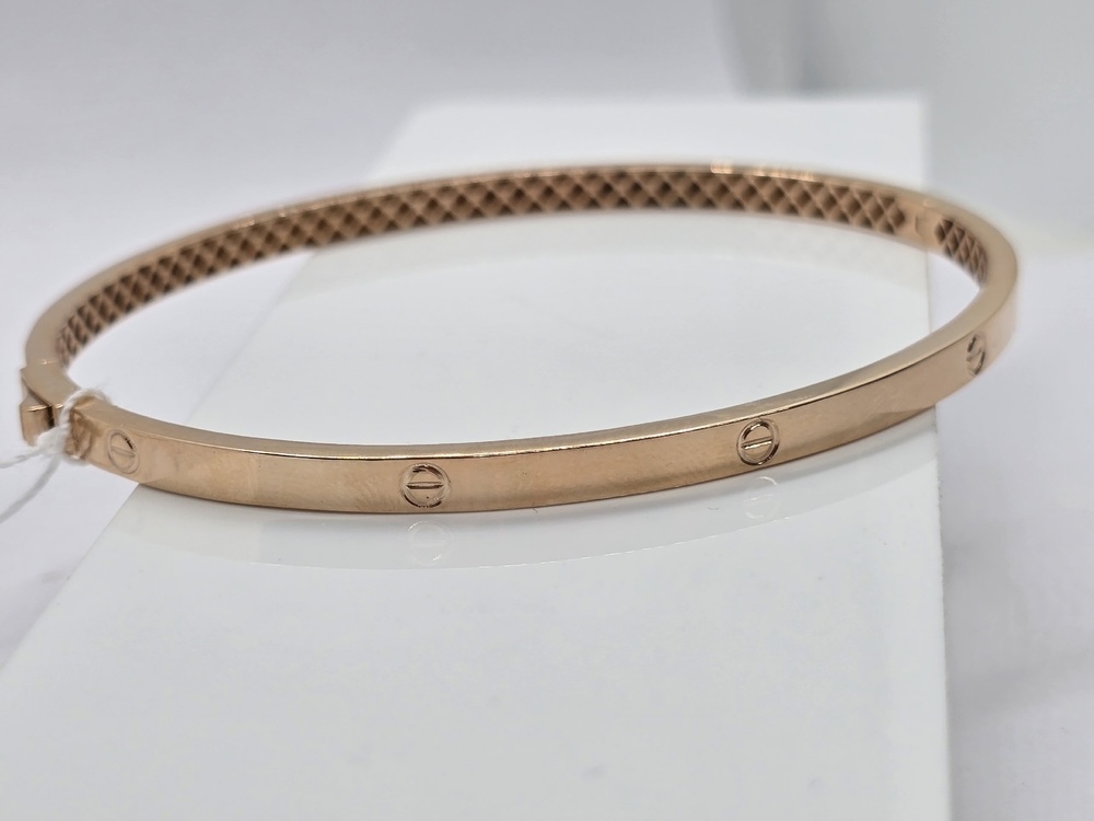 БРАСЛЕТ ЖЕСТКИЙ без камня (Au 585)