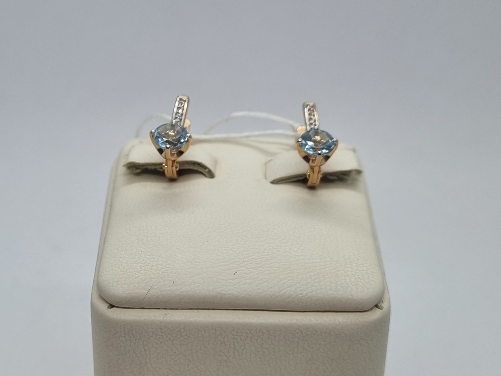 СЕРЬГИ С КАМНЯМИ (Au 585)